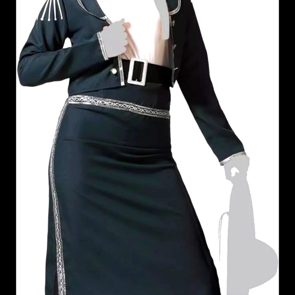 Womens Mariachi Mexican skirt set costume